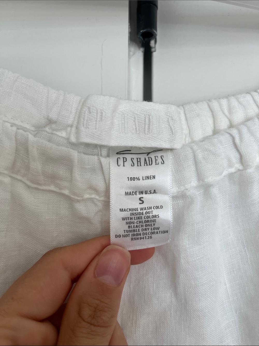 CP Shades Fanny 100% Linen White Midi Skirt - Picture 6 of 13